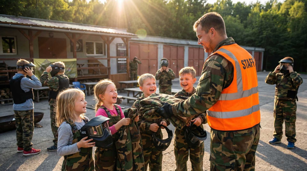 Školní výlety a školní akce<br>v Paintball Arena Cheb